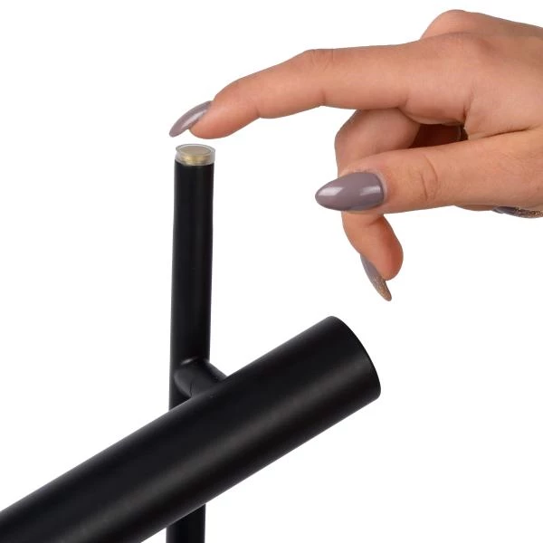 Lucide PHILON - Lampe de bureau - Ø 13 cm - LED Dim. - 1x4,5W 3000K - Noir - détail 5